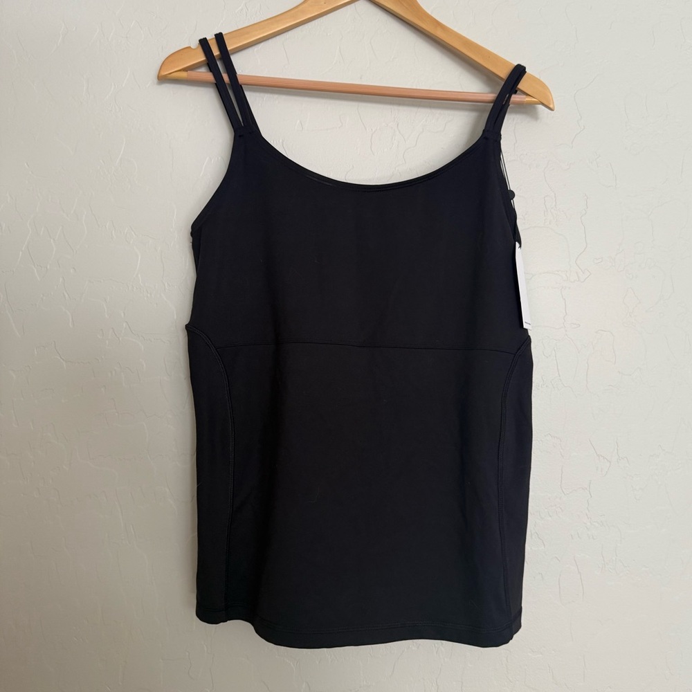 NWTUNIVERSAL STANDARD Game Next To Naked Black Tank Top Wicking Sporty Sz M (18) - Picture 3 of 7